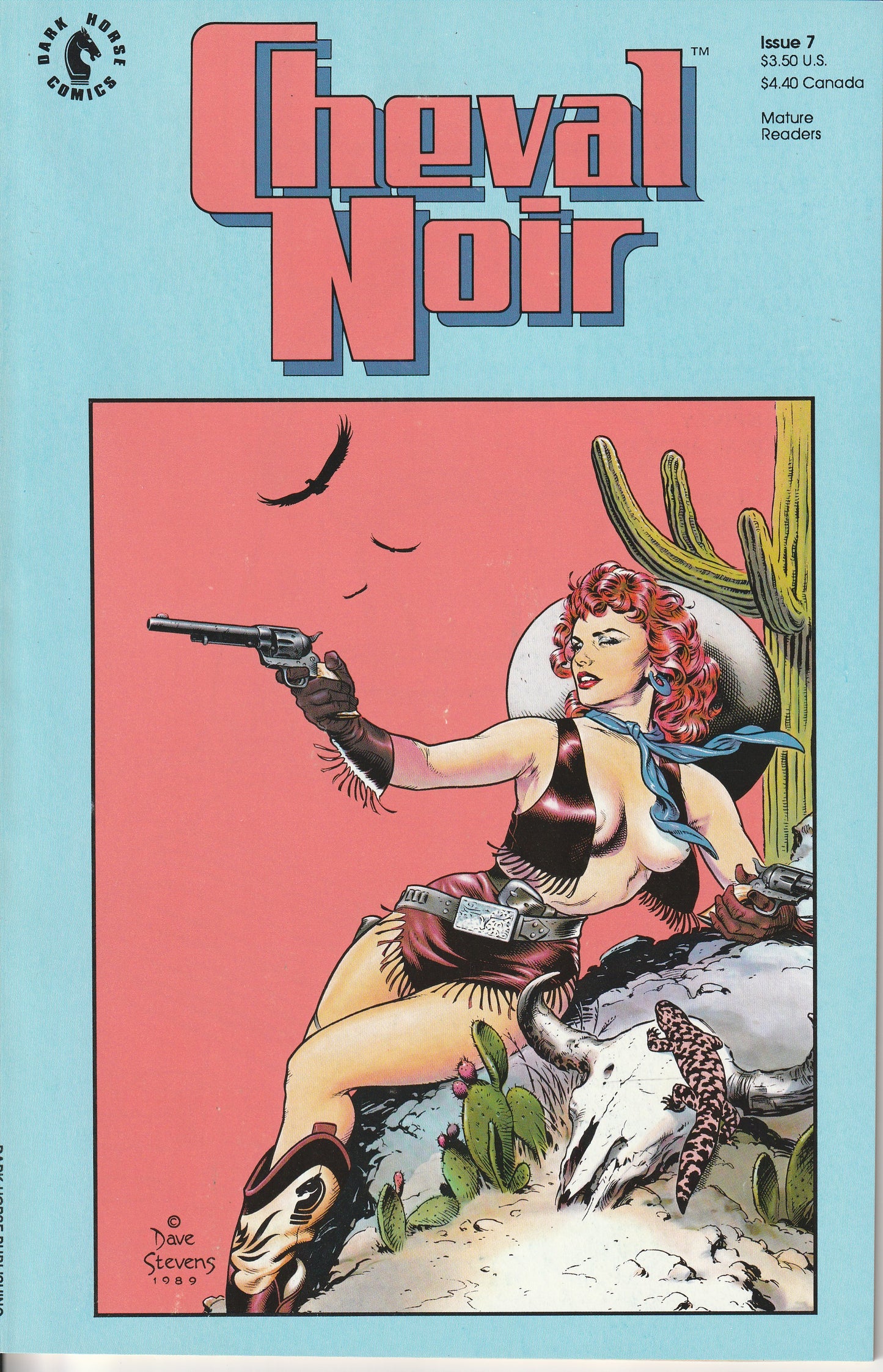 CHEVAL NOIR #7 * DAVE STEVENS COVER