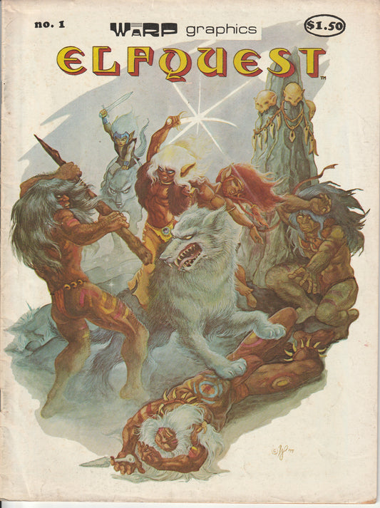 ELFQUEST #1 - WaRP GRAPHICS - JAN 1978 (4.5-5.0)
