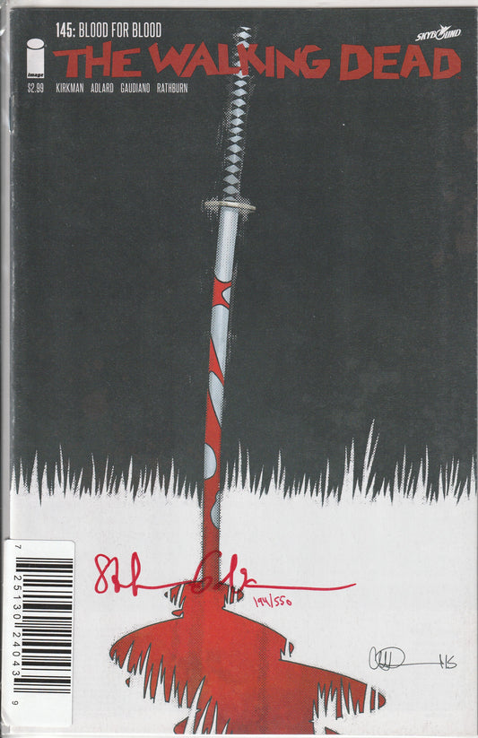 THE WALKING DEAD #145 DYNAMIC FORCES SIGNED EDITION